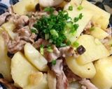 豚肉とジャガイモ☆ネギ塩レモンだれ作り方8写真