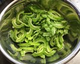 ゴーヤとオクラの昆布チャンプルー作り方1写真