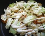 キャベツと竹輪のマヨ醤油炒め作り方4写真