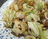 キャベツと竹輪のマヨ醤油炒め作り方5写真