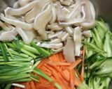 さっぱりコリコリ♪ミミガーの野菜ポン酢作り方4写真
