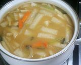野菜たっぷりのお味噌汁♪作り方3写真