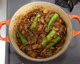 合挽き肉の夏野菜ドライカレー作り方5写真