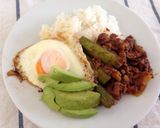 合挽き肉の夏野菜ドライカレー作り方8写真