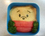 超簡単　プーさんキャラ弁作り方3写真