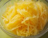 そうめん南瓜で♪フェイク焼きそば作り方1写真