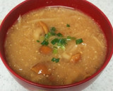 なめこと切り干し大根のお味噌汁作り方3写真