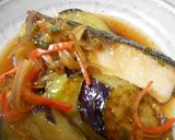 揚げ焼きでブリと茄子の南蛮漬け作り方5写真