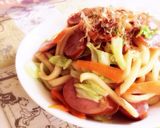 優しい味♩和風焼きうどん★作り方5写真