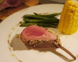 ☆骨付きラム肉の香草パン粉焼き☆作り方9写真