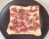 原価30円！カンタン☆コンビーフトースト作り方2写真