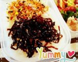 お弁当のふりかけ重ねご飯♥♥作り方10写真