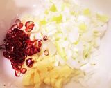 秋野菜、きのこたっぷり塩麻婆豆腐♡作り方1写真