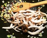 秋野菜、きのこたっぷり塩麻婆豆腐♡作り方3写真
