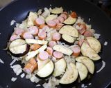 たっぷり野菜とウィンナーのナポリタン作り方4写真