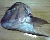 レンジで簡単! 鯛のカブトの酒煮作り方1写真