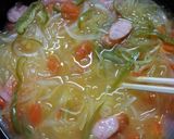 簡単！そうめんカボチャで★スープパスタ♪作り方5写真