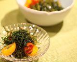 おかひじきとトマト和え作り方4写真