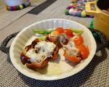 ストウブで小さなパプリカの肉詰め作り方4写真