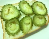 ゴーヤ×ツナの塩昆布カレートースト作り方4写真