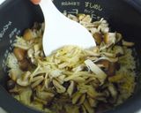 秋の味♪焼き秋刀魚とキノコの炊き込みご飯作り方8写真
