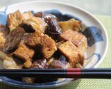ナスと厚揚げのニンニク醤油煮作り方6写真