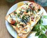 玉葱×茹で卵のトースト　和風ソース味。作り方5写真