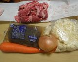 おからの炊いたん（肉じゃが味）作り方1写真