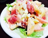 桃と生ハムのサラダ作り方7写真