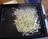 ホットプレートで簡単とんぺい焼き♪作り方2写真