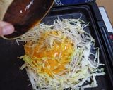 ホットプレートで簡単とんぺい焼き♪作り方4写真