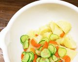 塩分控えめ野菜3つで☆ポテトサラダ☆作り方4写真