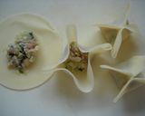 ✿餃子の具でワンタンスープ✿作り方4写真