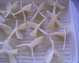 ✿餃子の具でワンタンスープ✿作り方5写真