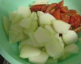 冬瓜と鶏肉のトマト煮作り方1写真