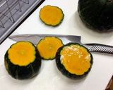 濃厚クリーミー甘甘栗カボチャ絶品グラタン作り方1写真