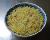 黄金チャーハンの☆しっとりお握り作り方10写真