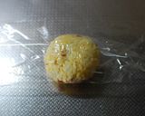 黄金チャーハンの☆しっとりお握り作り方14写真
