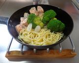 最速のシャケッコリーパスタ作り方12写真
