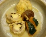 豚と塩昆布に巻かれた高野豆腐の油揚げ煮作り方8写真