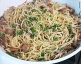 青じそときのこのパスタ♪作り方7写真