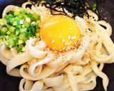簡単すぎる、うちの釜玉うどん☆作り方1写真