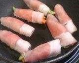 明太子と野菜の肉巻き♪作り方4写真