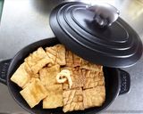ストウブで厚揚げの簡単煮作り方1写真