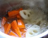 インゲンとがんもの煮物作り方2写真