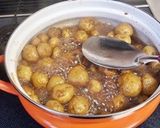 ちぼ芋๑๑甘く辛く絡めて食べませう♪作り方7写真
