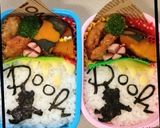 海苔弁☆プーさんシルエット☆作り方3写真