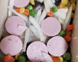 カラフル食パンキッシュ♪くりぬきトースト作り方4写真