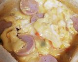 カラフル食パンキッシュ♪くりぬきトースト作り方6写真