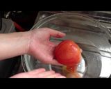 介護食【下蒸しきゅうりとトマトのサラダ】作り方3写真